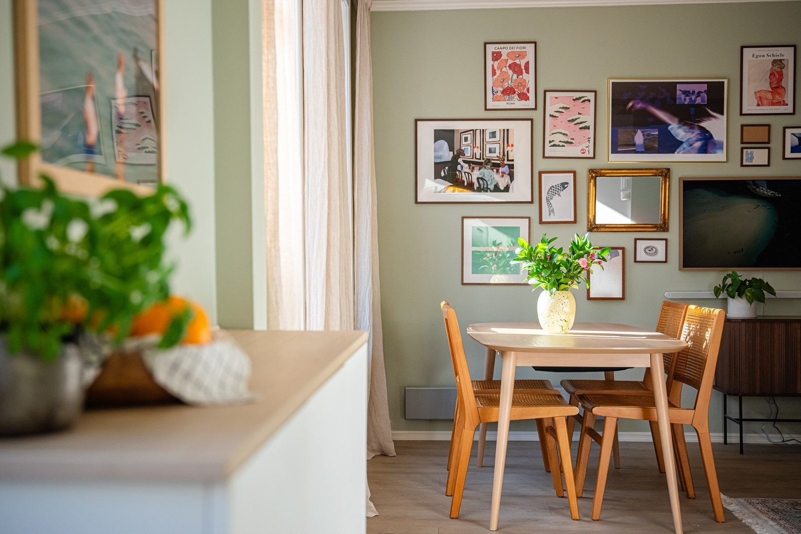 Leiligheten har naturlig ventilasjon. Galleribilde