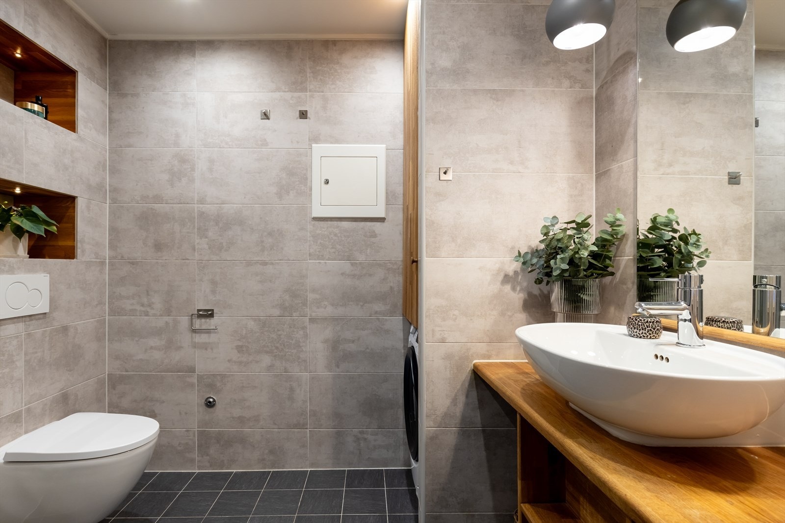 Elektriske varmekabler i badegulvet Galleribilde