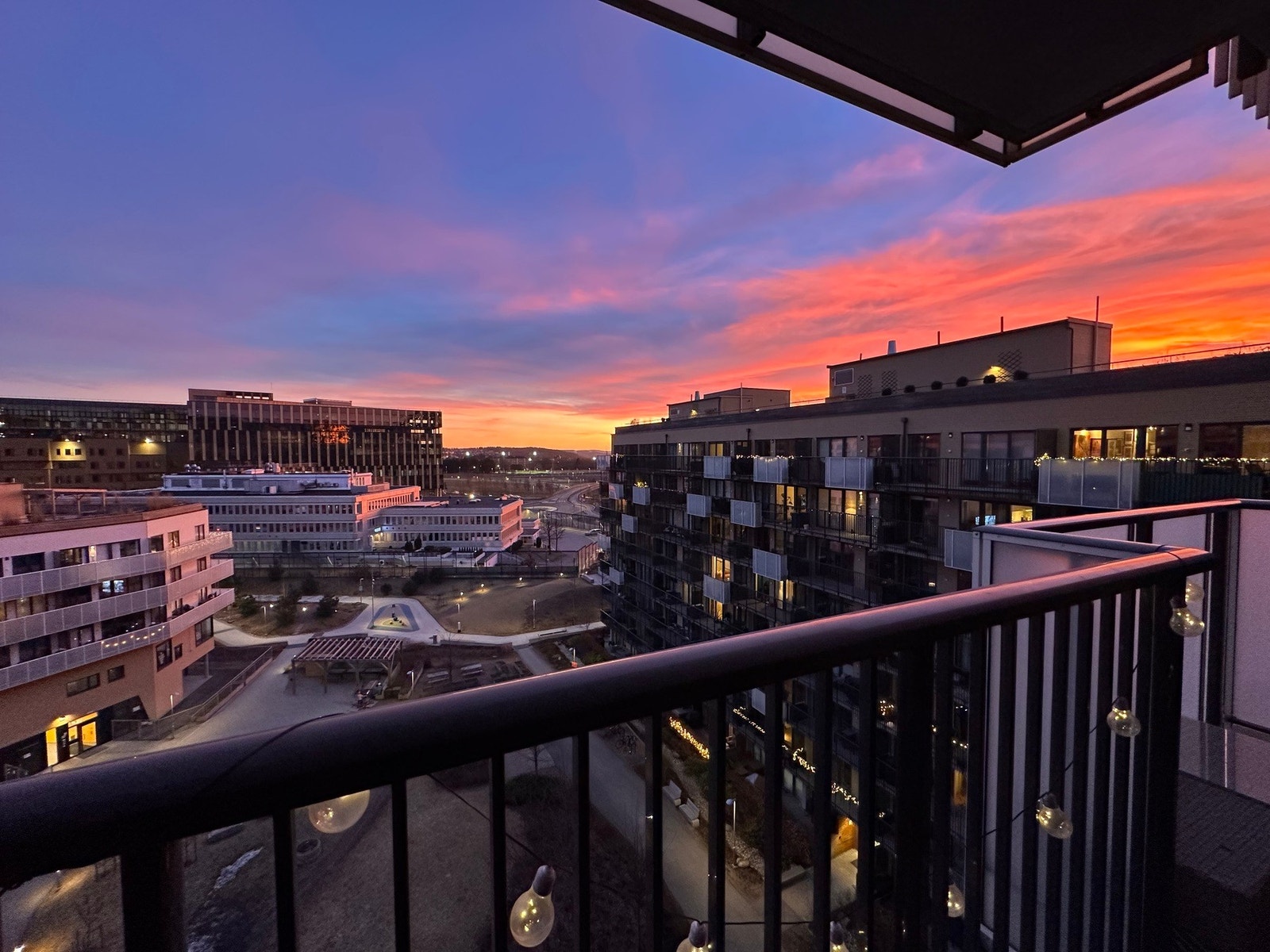 Selgers private bilde. Her får du en fantastisk solnedgang! Galleribilde