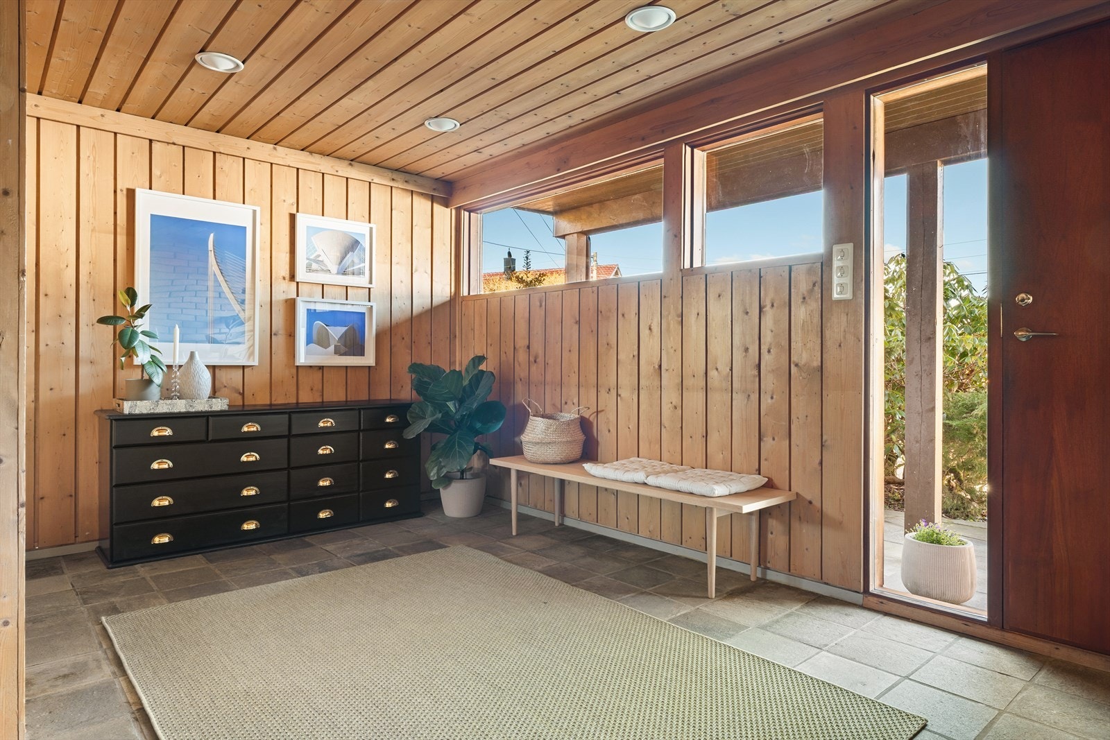 Her lar det seg også gjøre å etablere et soverom ved å sette opp en lettvegg. Galleribilde