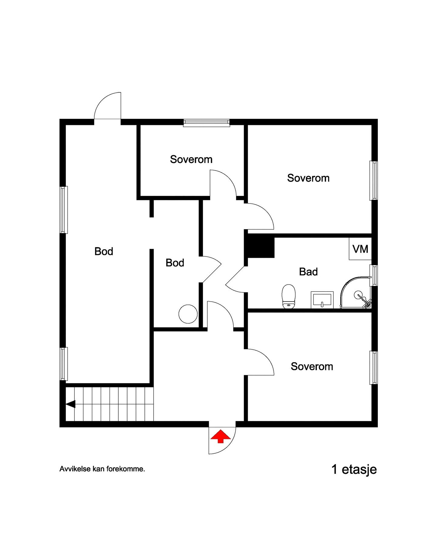 Plantegning Galleribilde