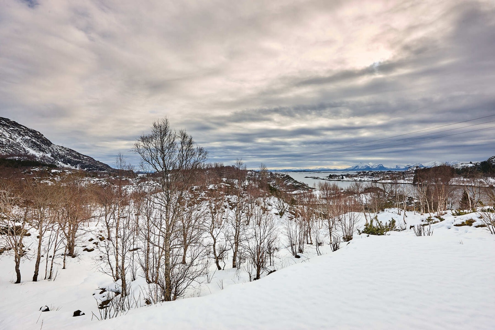 Hamarøyskaftet kan ses herifra. Galleribilde