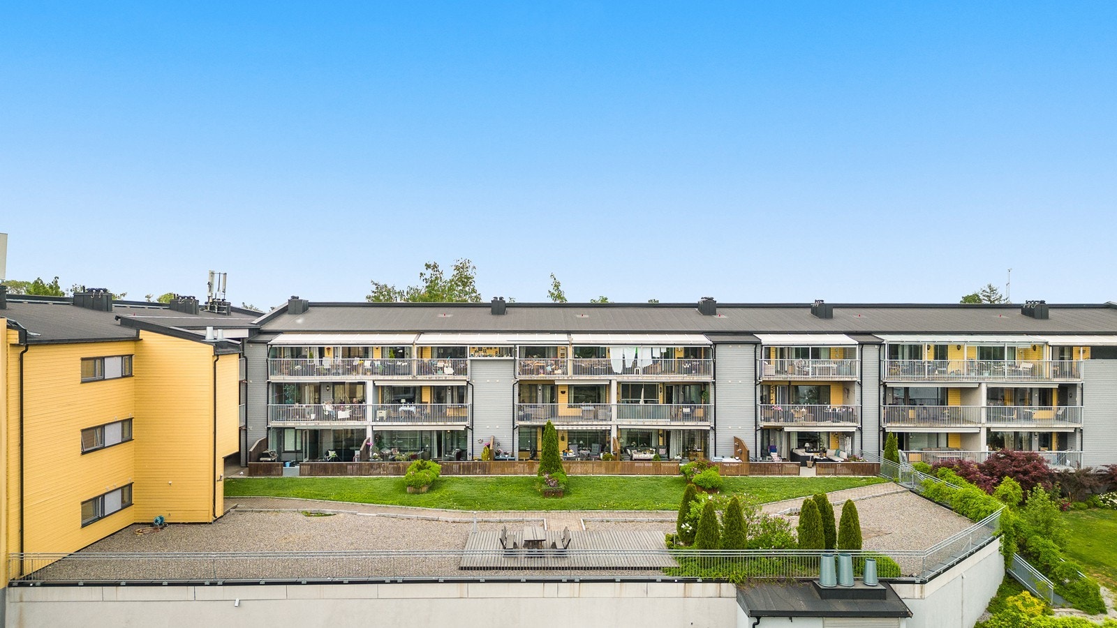 Sameiet ligger midt i Ask som er kommunesentrum i Gjerdrum. Galleribilde