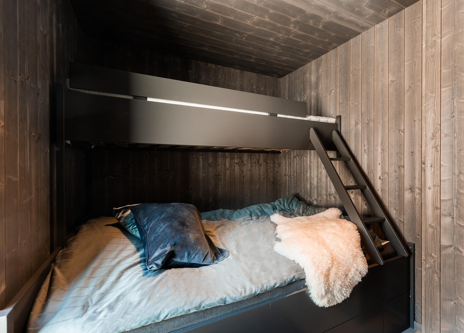 Soverom (Glimre fra LY Hytta). Galleribilde