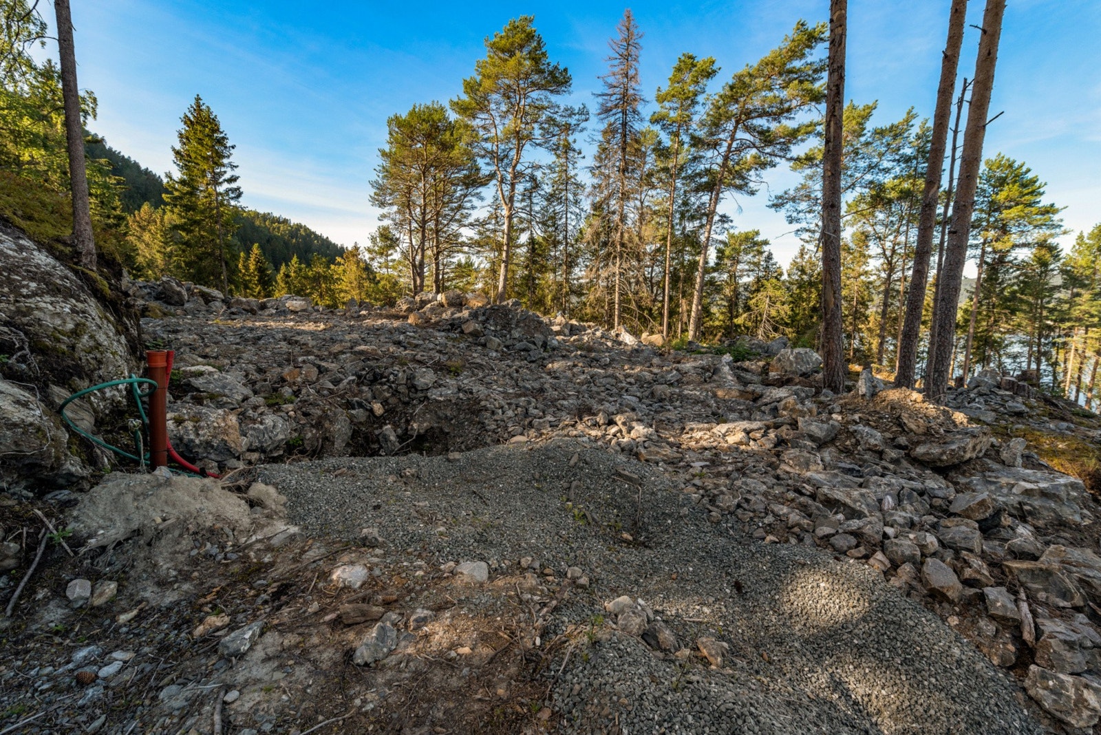 Det vil være tilknyttet privat vann og avløp. Galleribilde