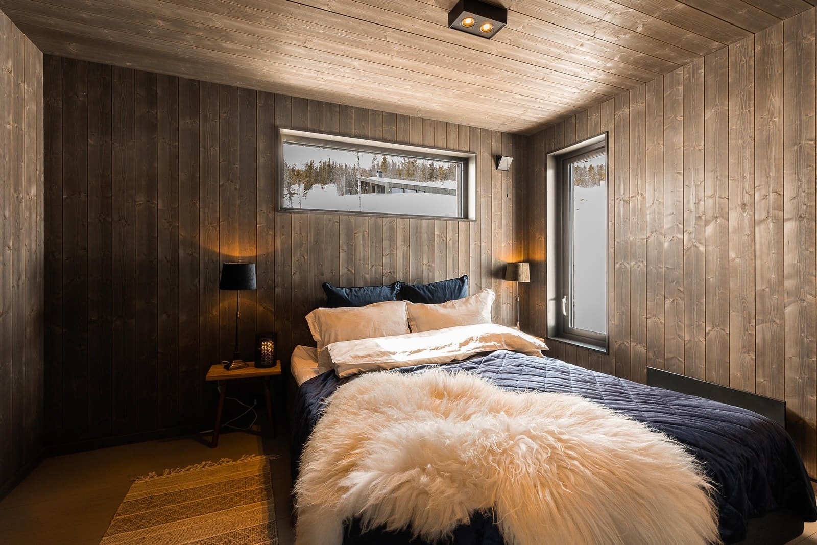 Bilde er tatt av en ferdig oppsatt Glimre fra Ly Hytta. Galleribilde