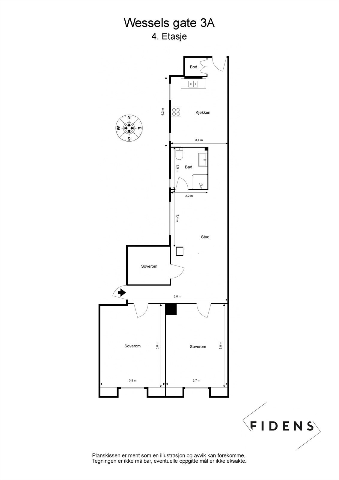 Alternativ plantegning Galleribilde