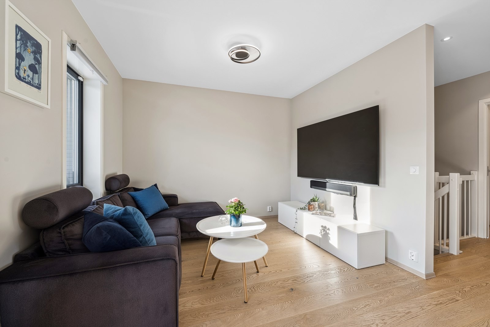 Det er dimmer for belysning i stuen. Galleribilde