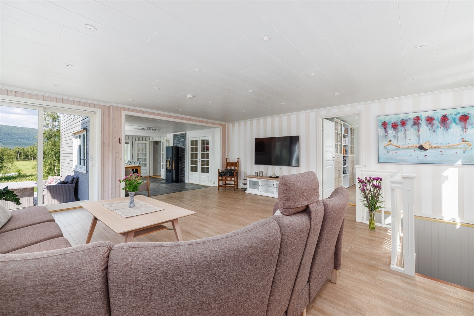 Skyvedør til terrassen Galleribilde