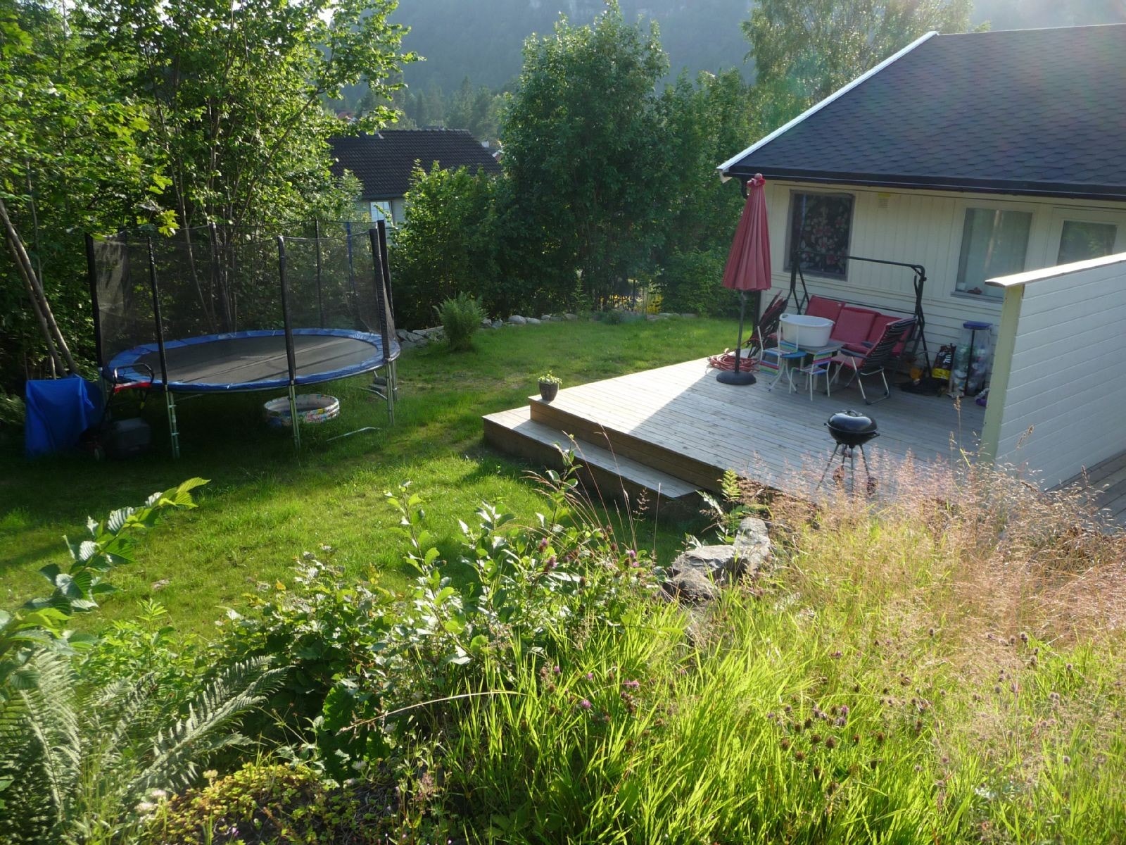 Hage og terrasse Galleribilde