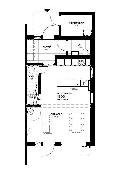 Plantegning 1. etasje Galleribilde