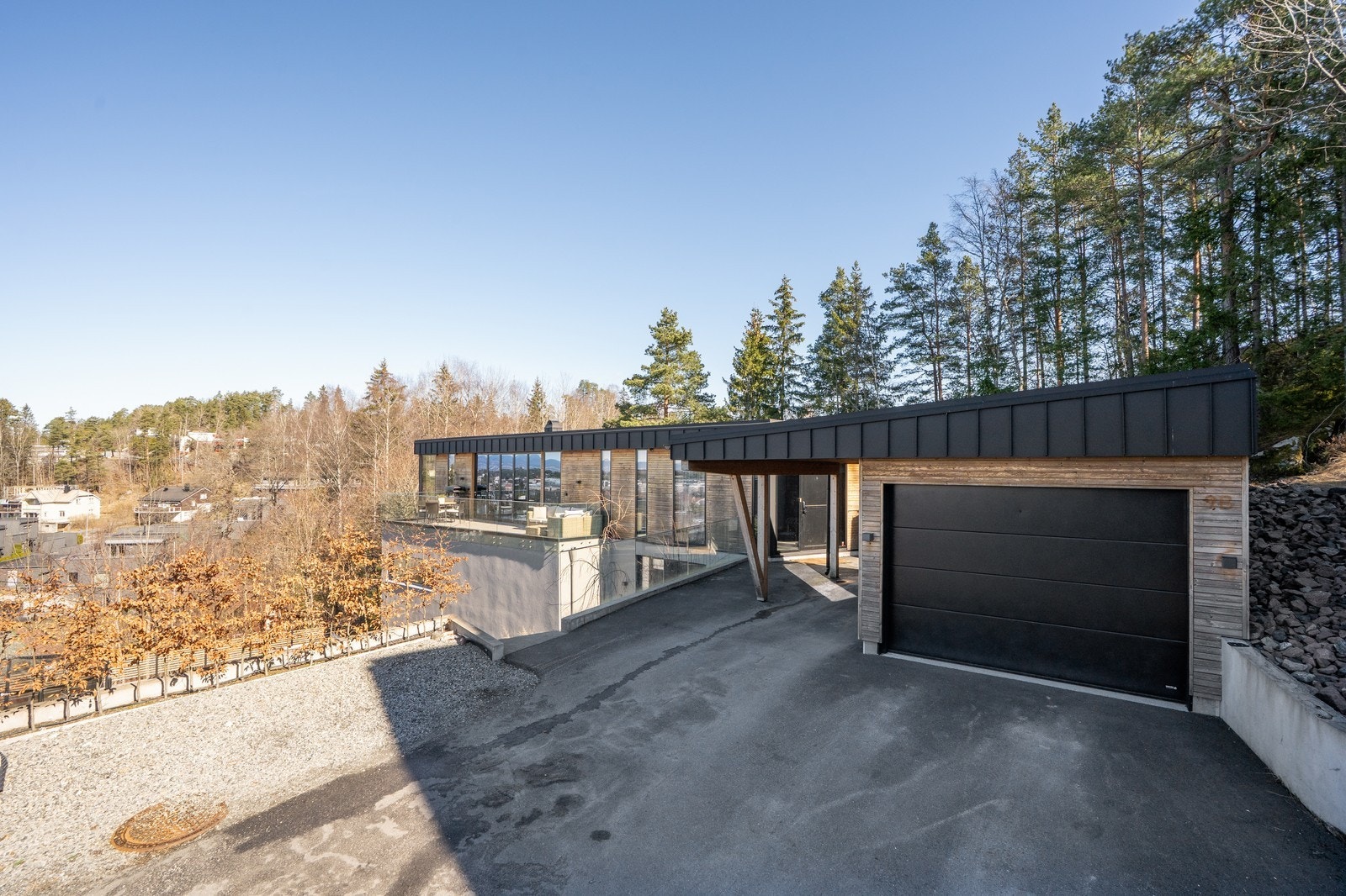 Fasade og uteområde Galleribilde