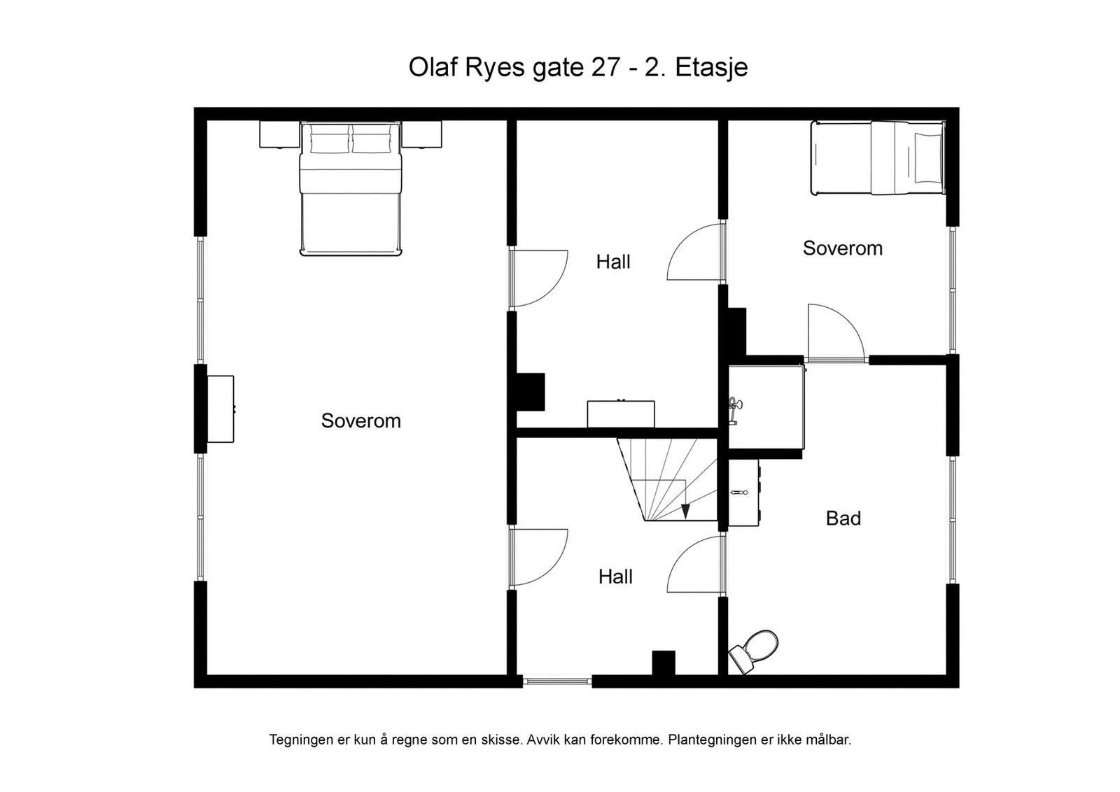 Planløsning 2. Etasje. Galleribilde
