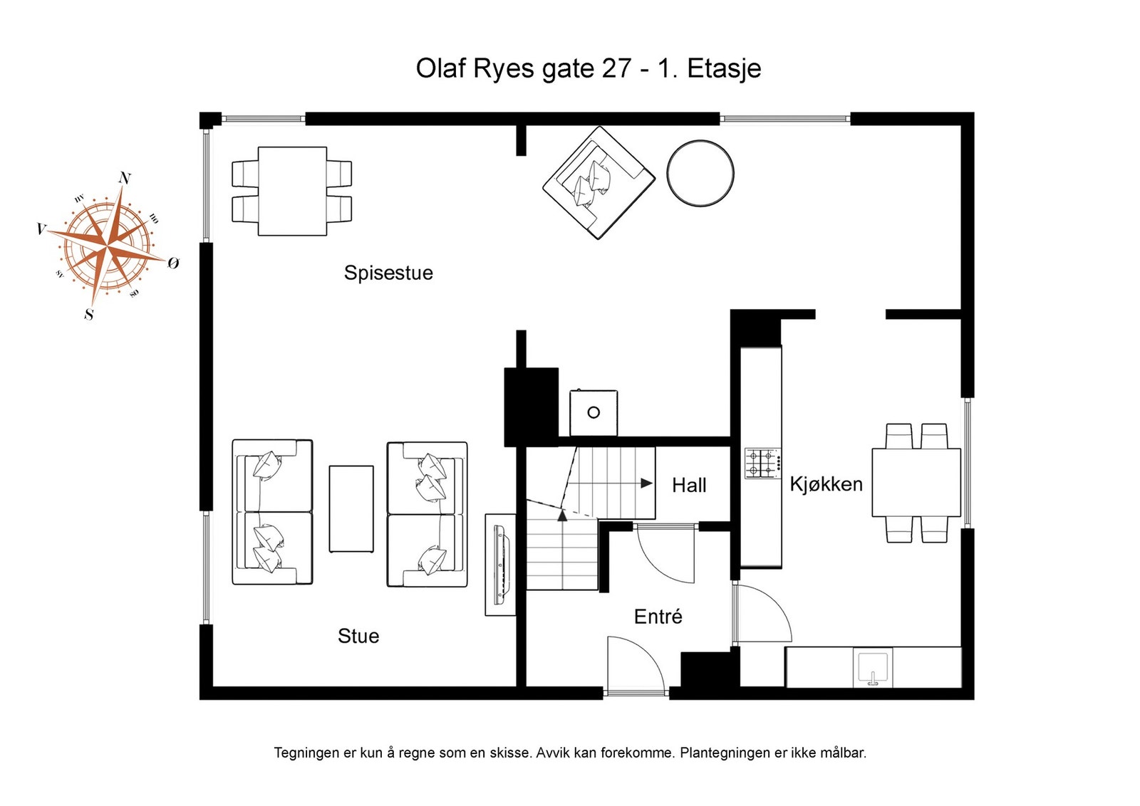 Planløsning 1. Etasje. Galleribilde
