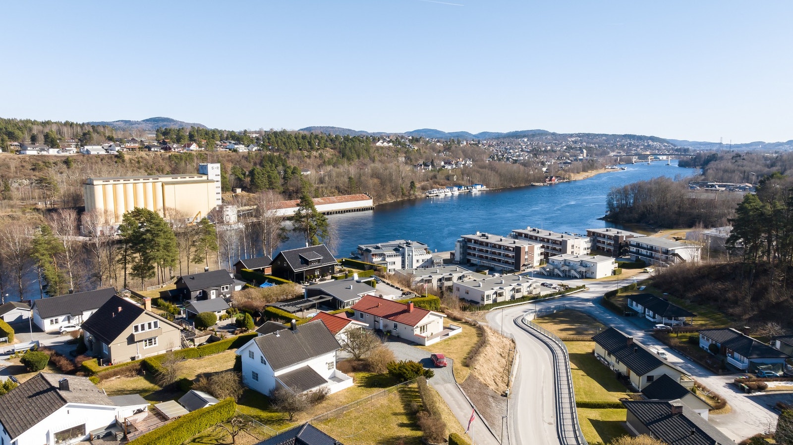 Her får du følelsen av å bo landlig, men likevel nær sentrum. Galleribilde