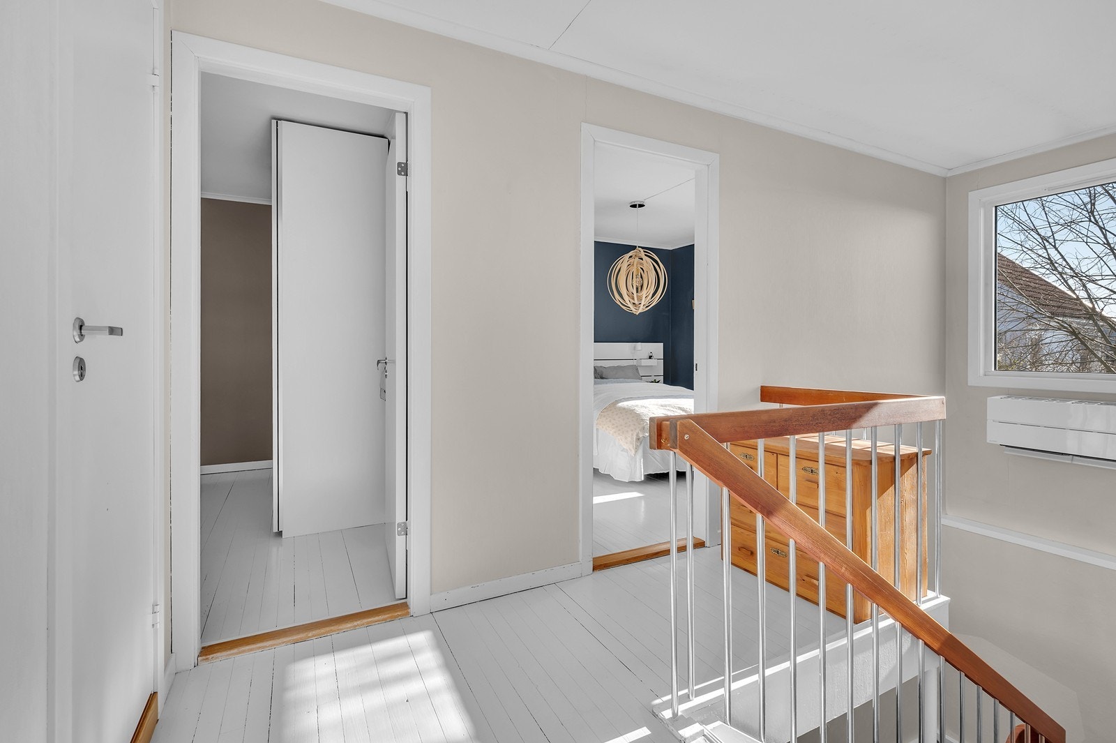 Det er montert varmepumpe i trappoppgang Galleribilde