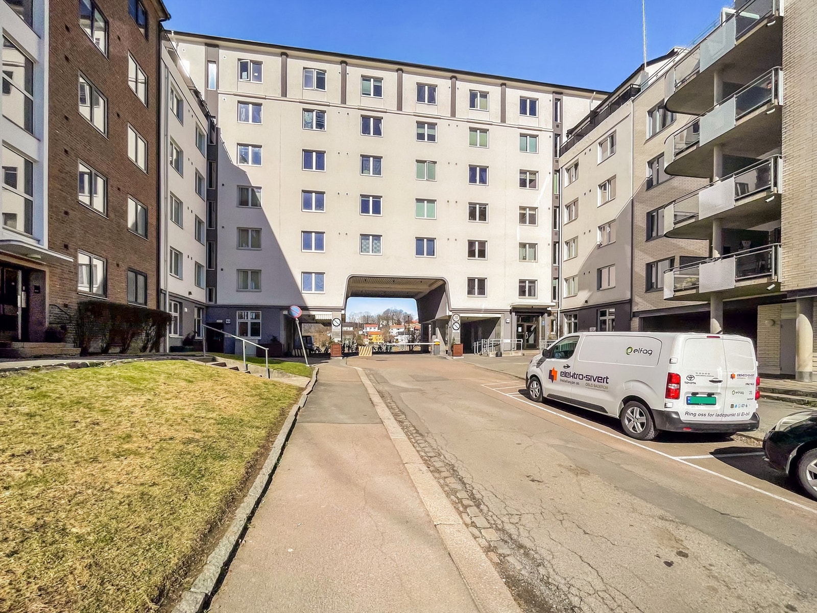 Byggets fasade Galleribilde