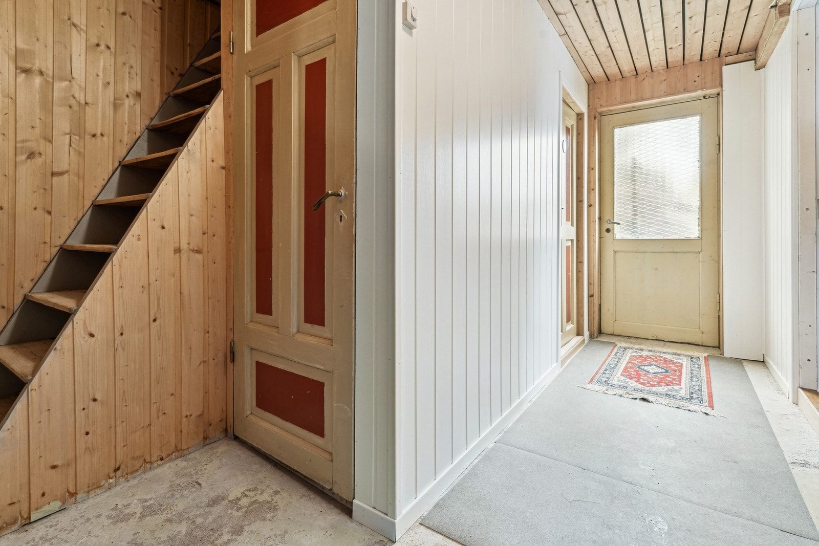 Gang i kjeller. Galleribilde