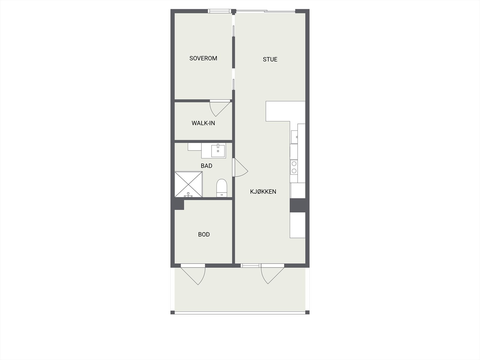 Plantegning Galleribilde