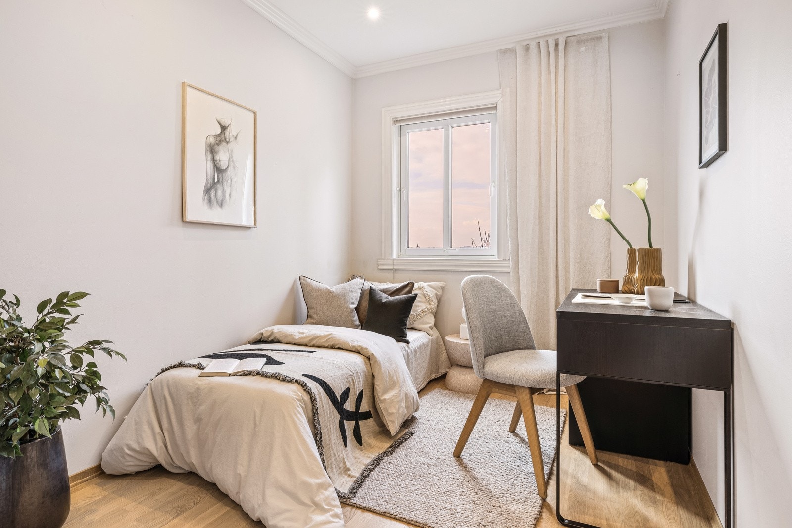 - Leiligheten har to andre soverom på henholdsvis 7,1 og 7,6 kvm - Galleribilde