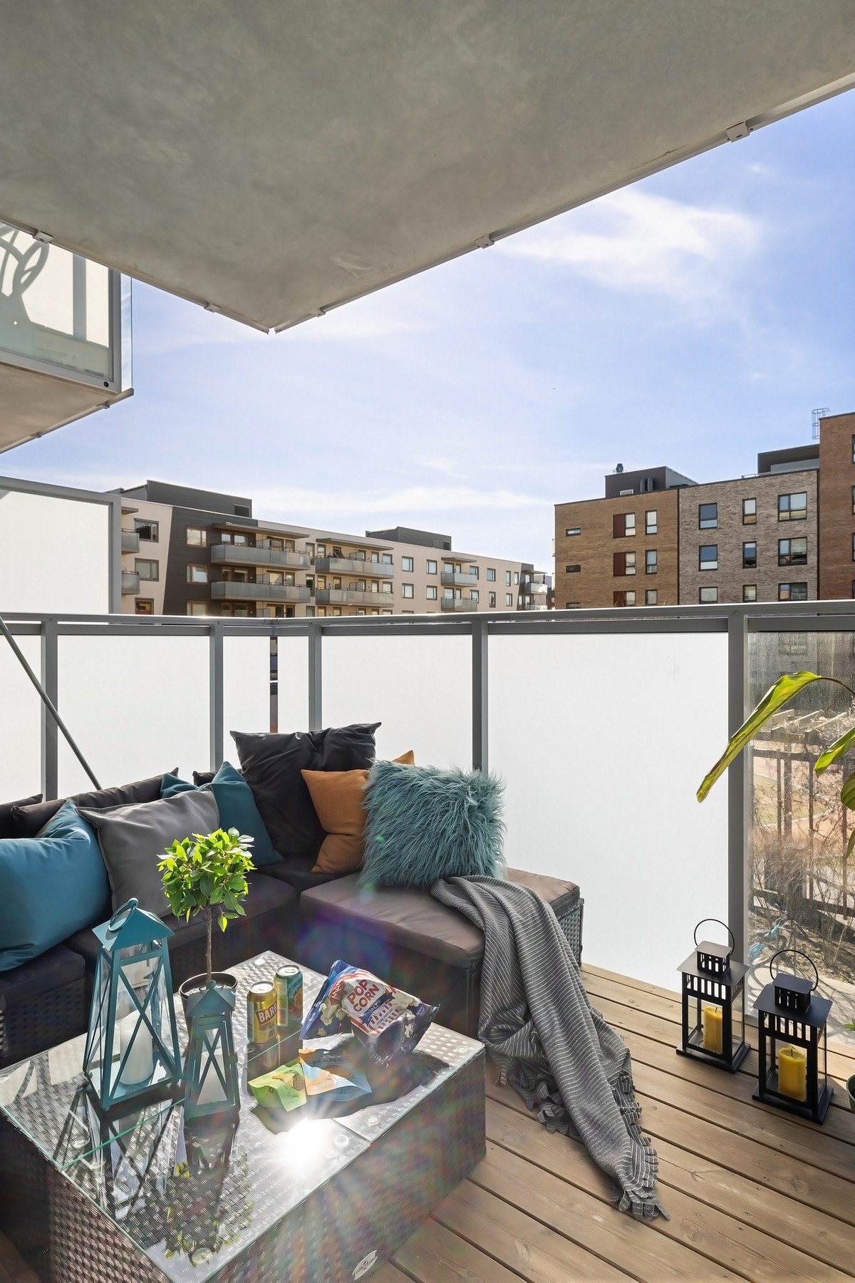 Overbygget gir en smart uteplass også på regnværsdager Galleribilde