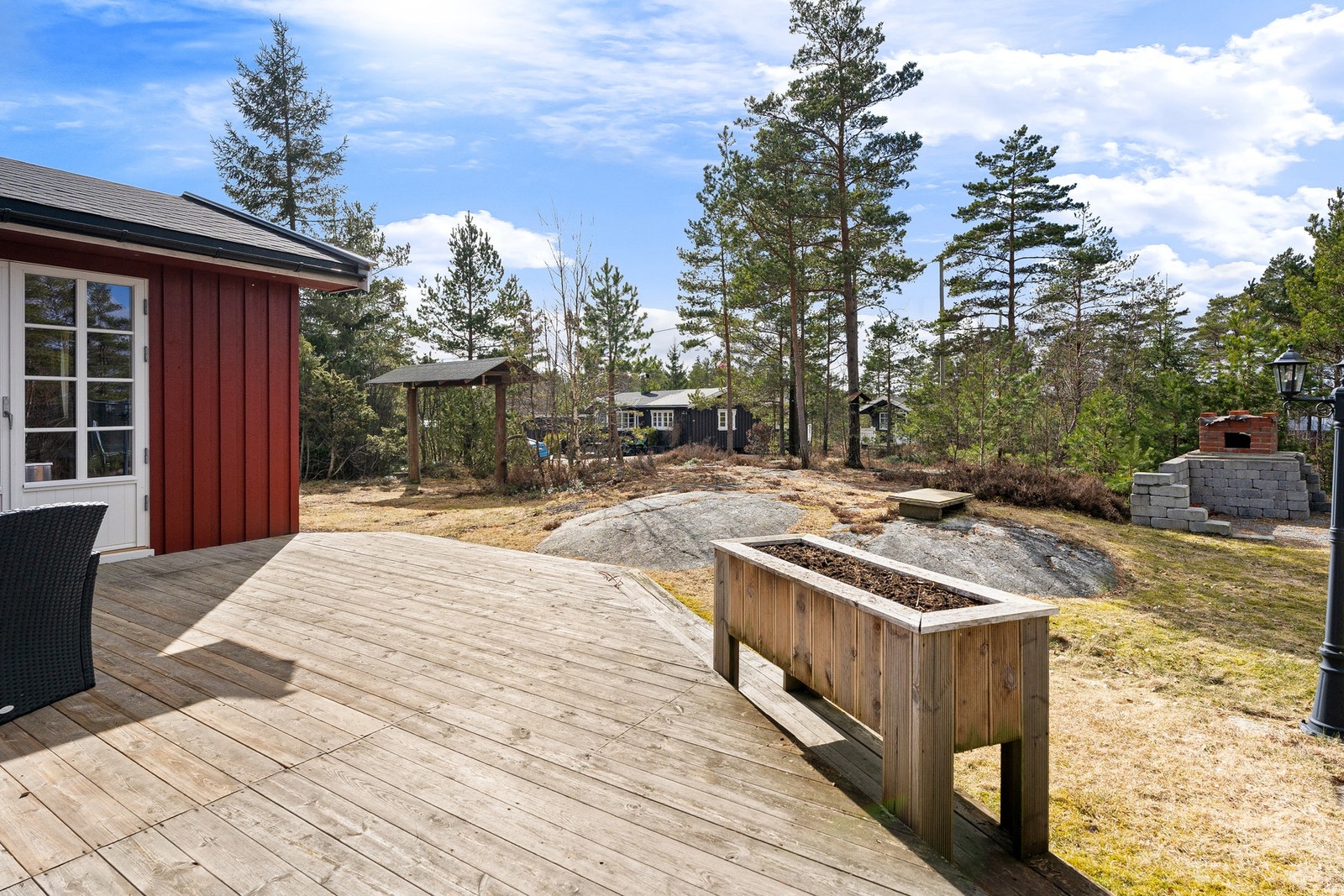 Beliggende i enden av blindvei gjør at man fort finner roen. Galleribilde