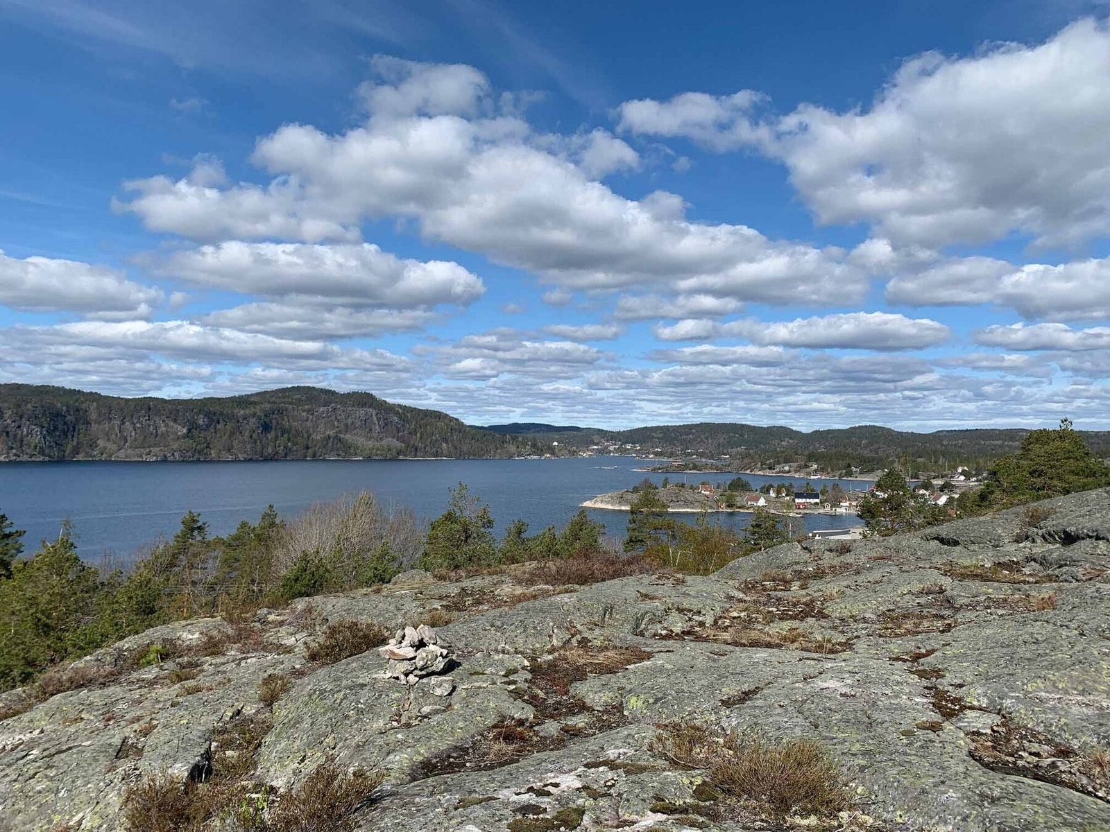 Fra tomteområdet mot nordvest Galleribilde