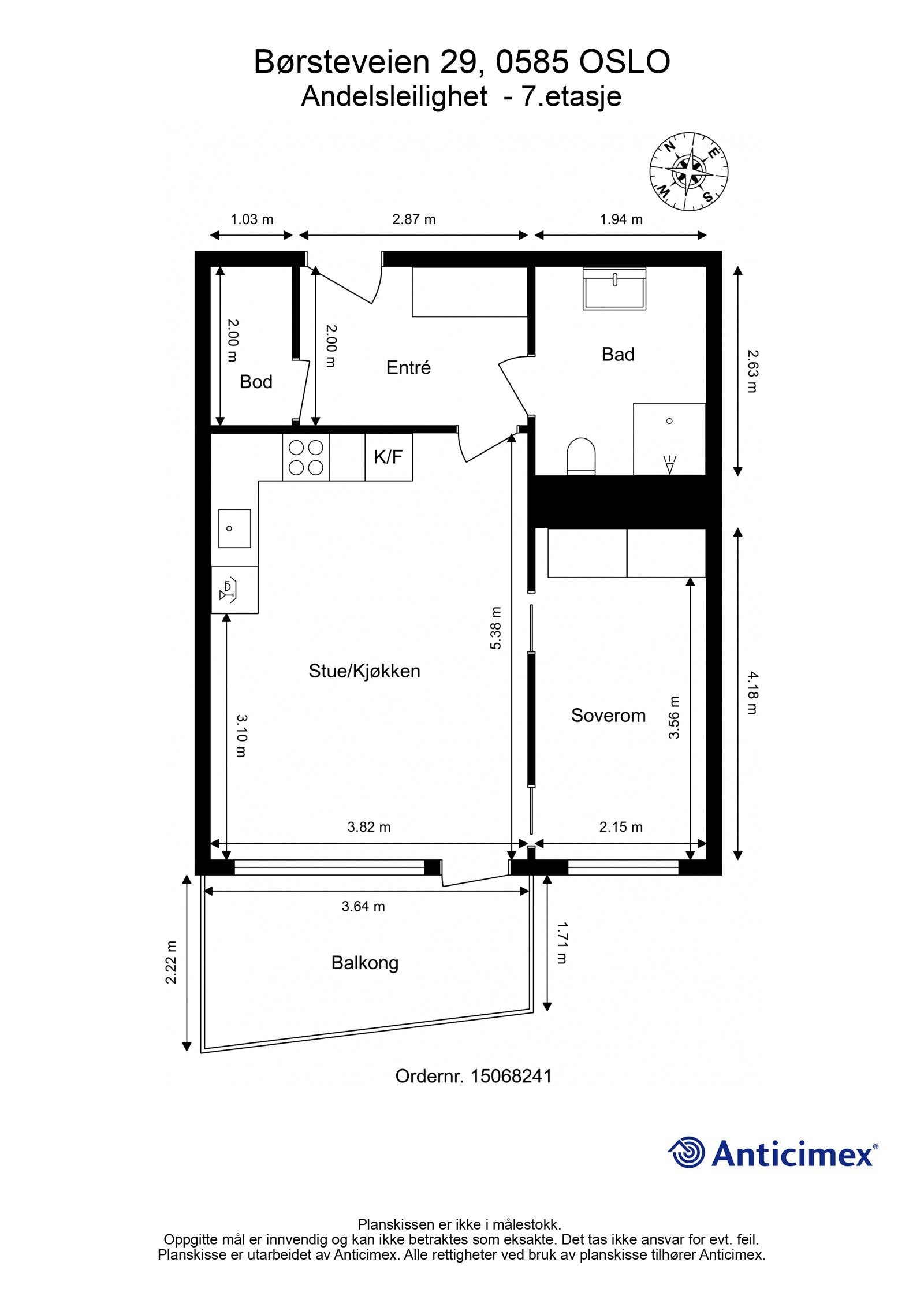Plantegning Galleribilde