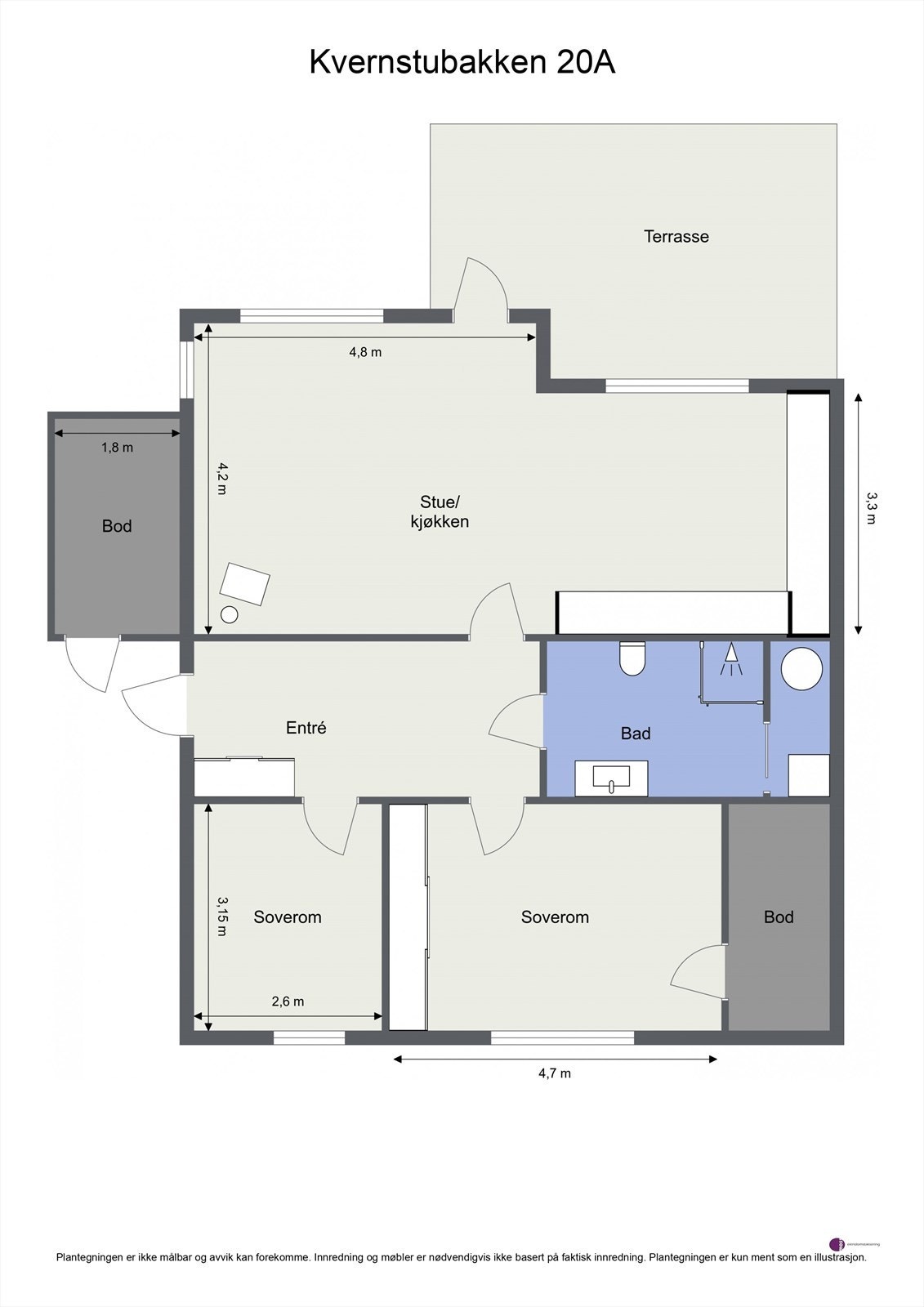 Plantegning Galleribilde