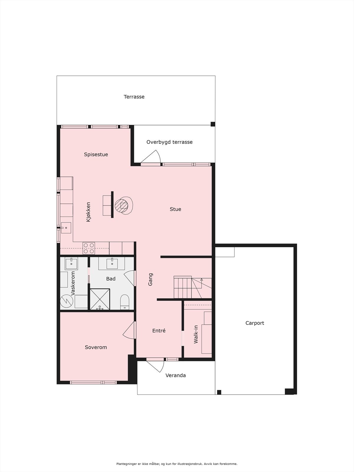 Plantegning Galleribilde