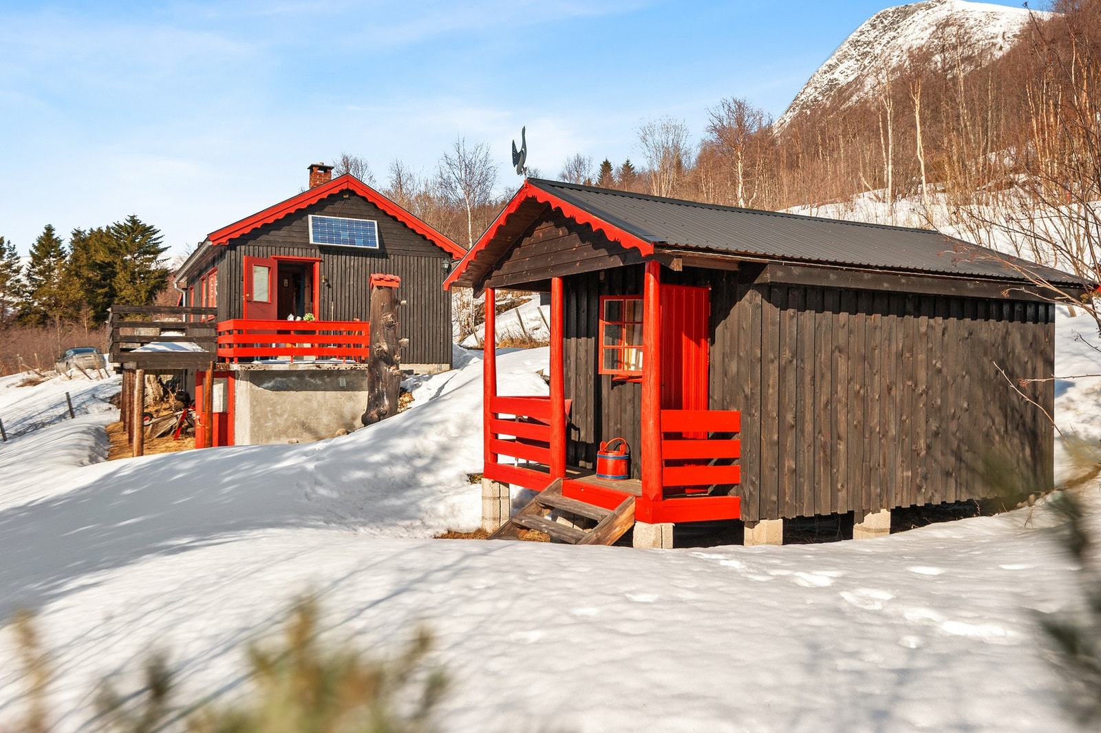 Hytta har fantastisk beliggenhet. Galleribilde