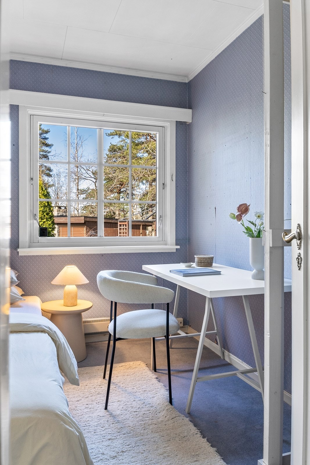 Hjemmekontor med flott utsyn Galleribilde