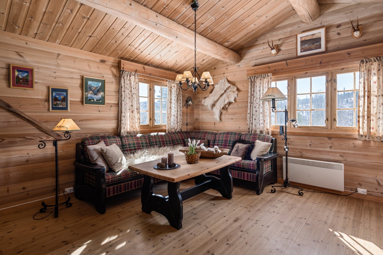 Plass til en stor sofagruppe. Galleribilde