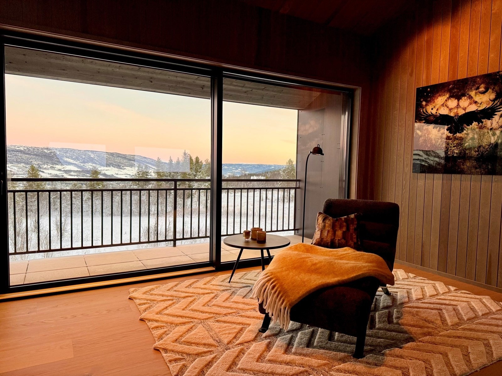 Flott utsikt også nedover dalen - Selgers foto Galleribilde