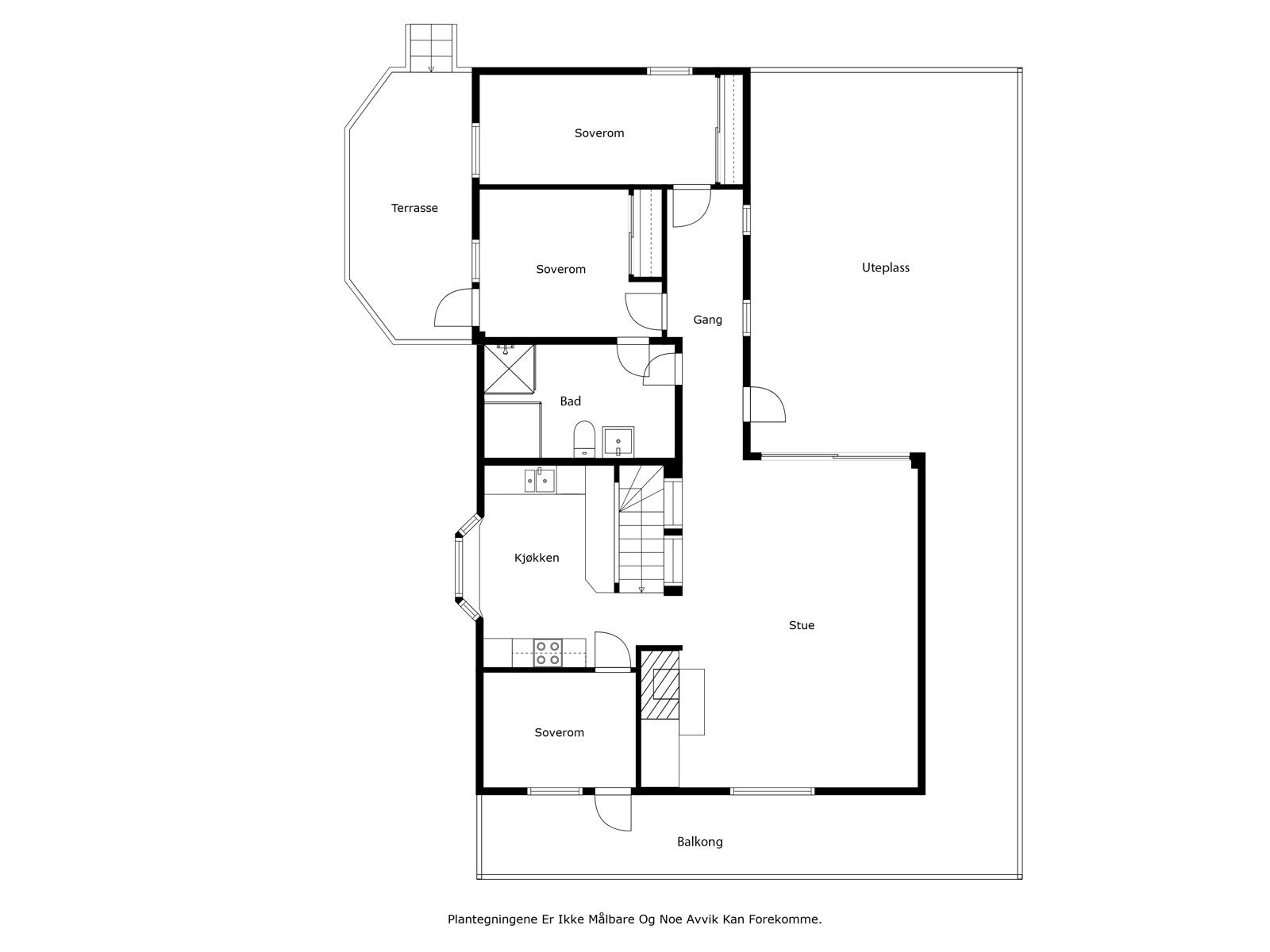 Plantegning 1. etasje. Galleribilde