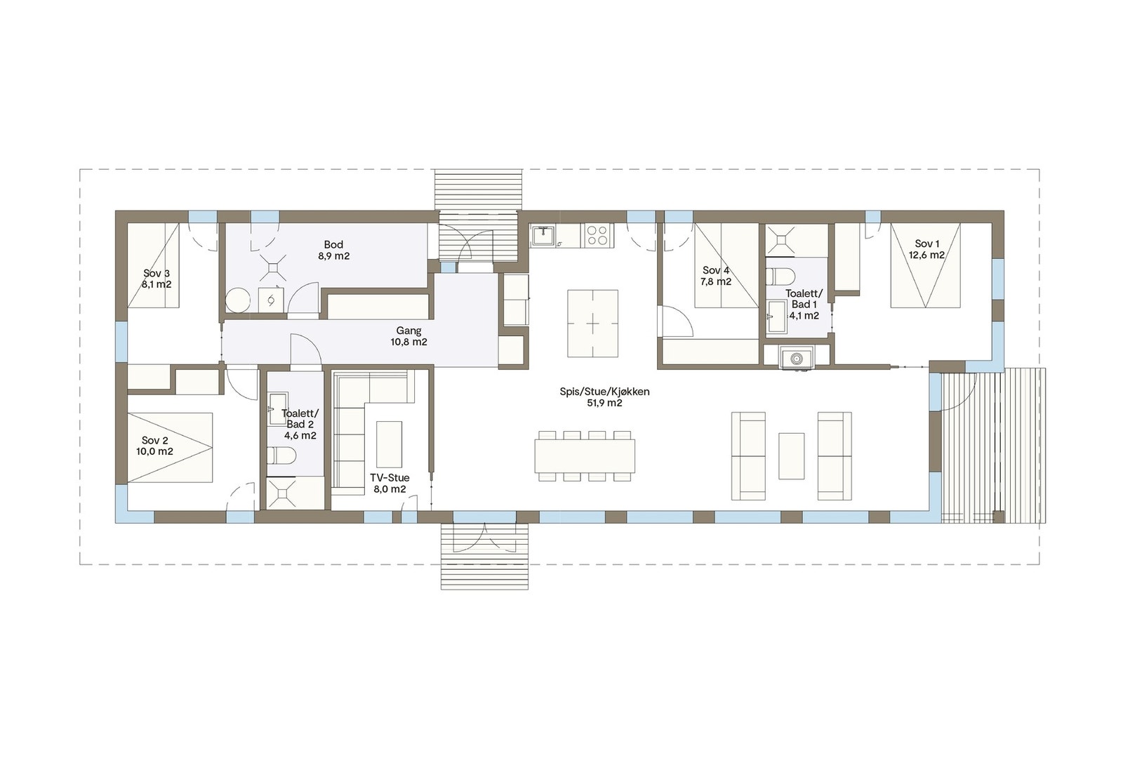 Plantegning Vy 35BT Galleribilde
