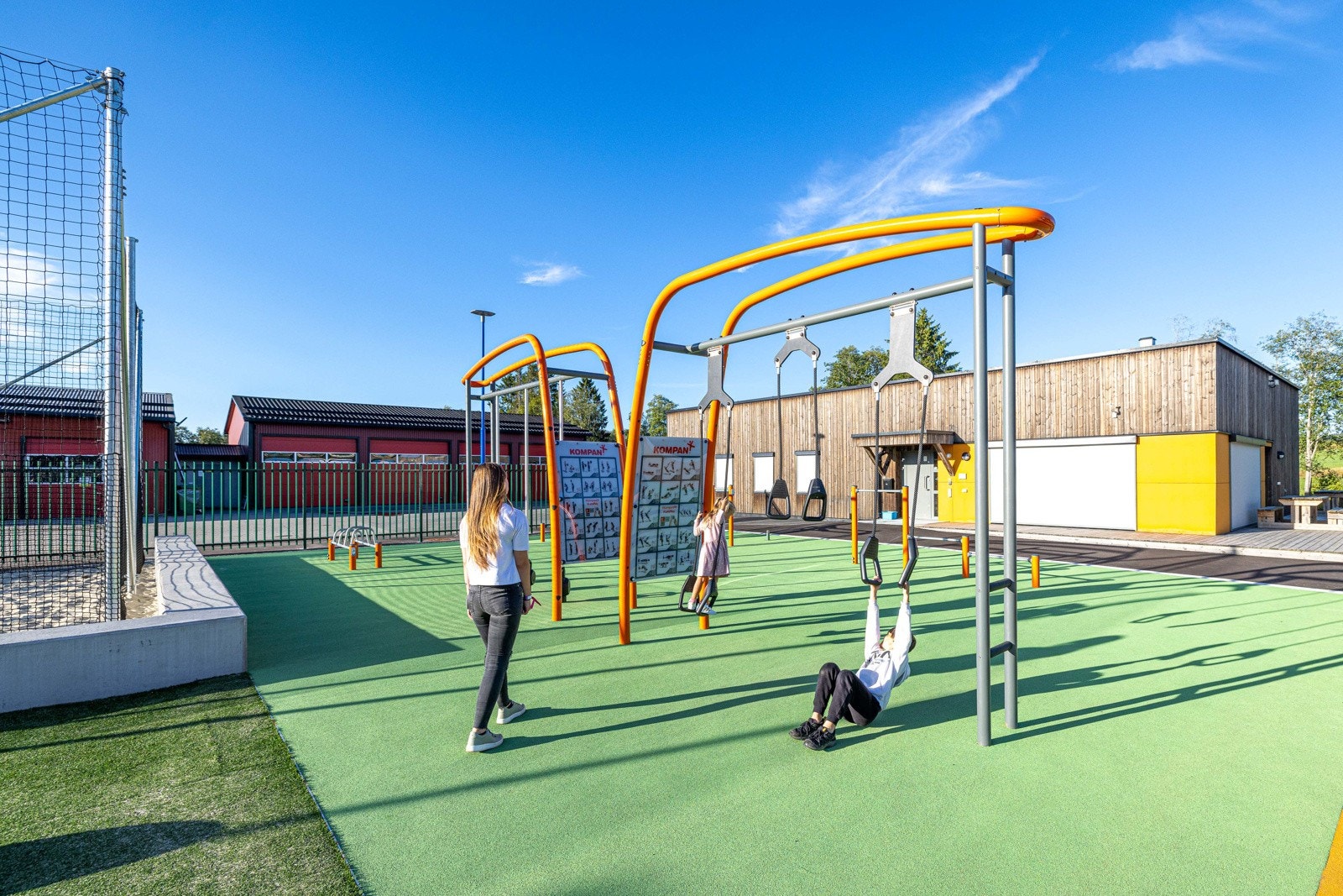 Sørlihavna aktivitetspark er gratis og åpen for alle. Galleribilde