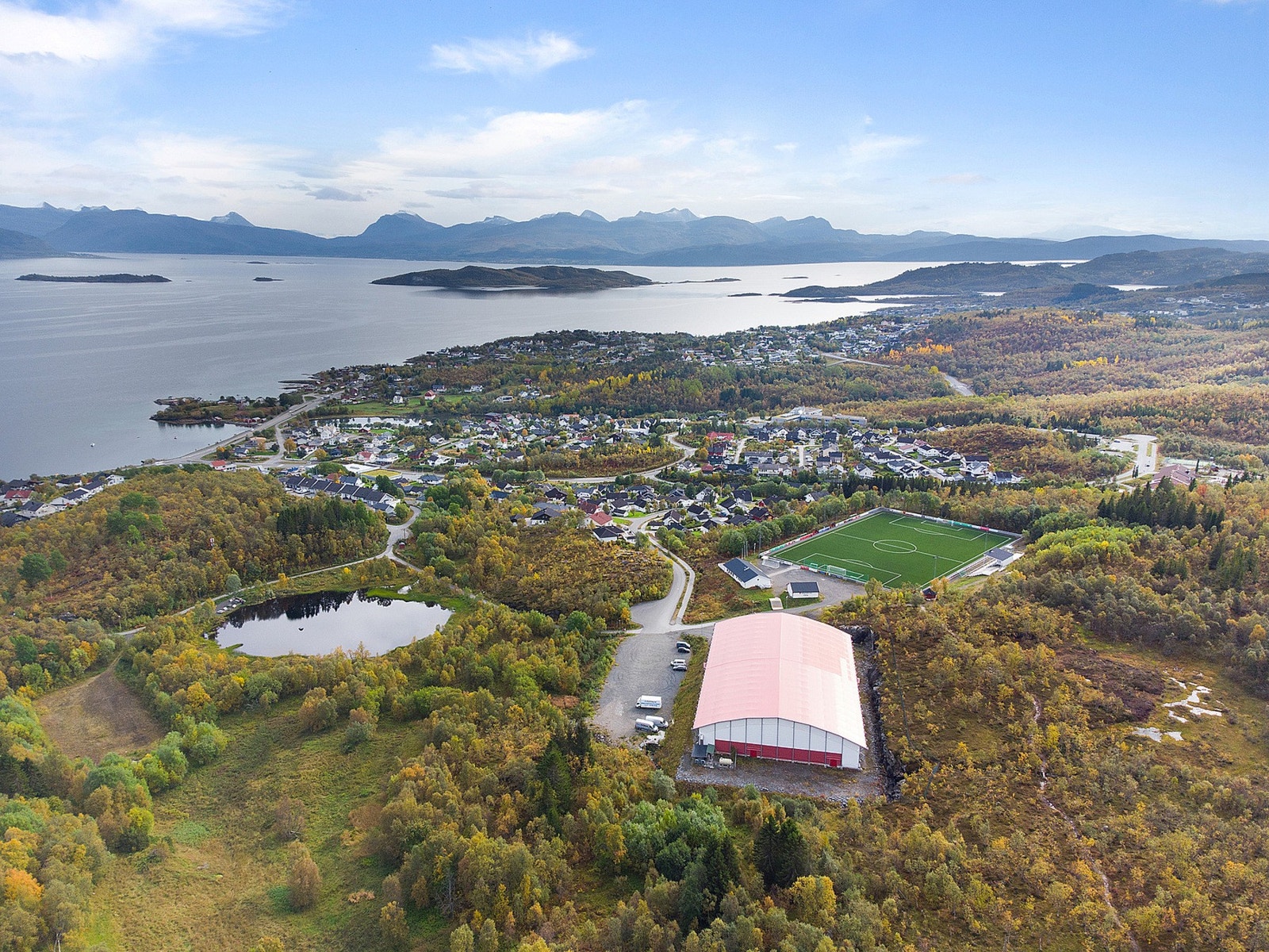 Fotballbane og Krafthallen innen gangavstand Galleribilde