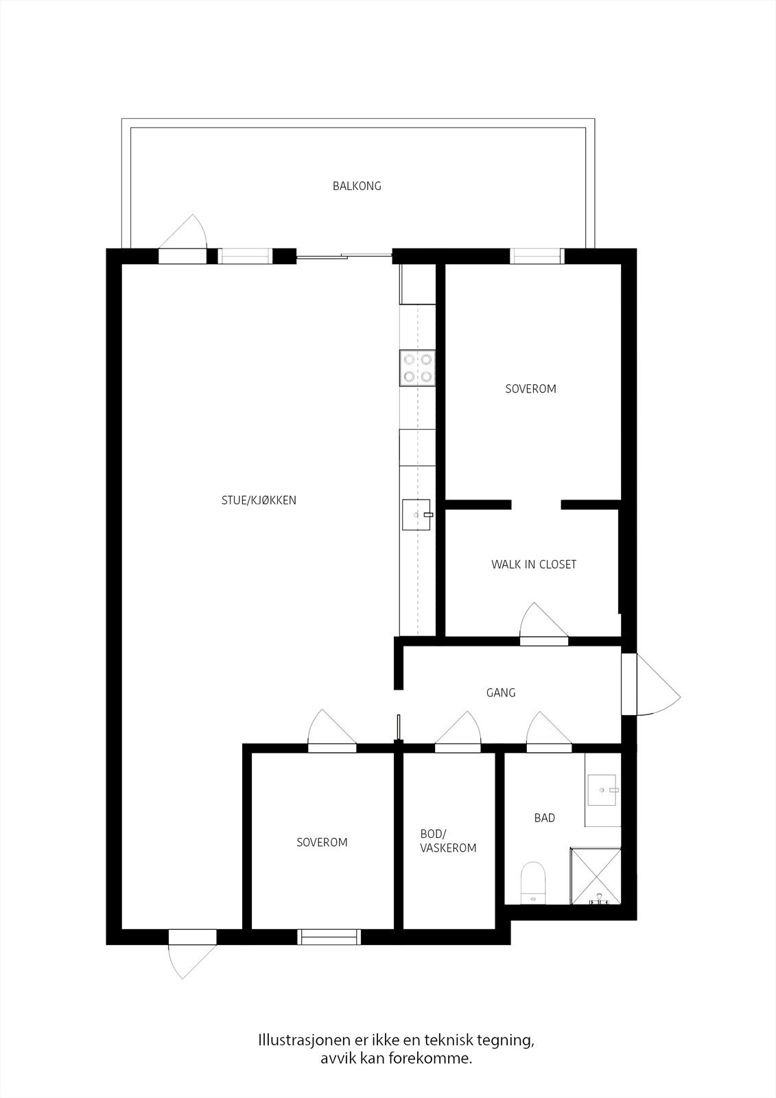 Plantegning. Galleribilde