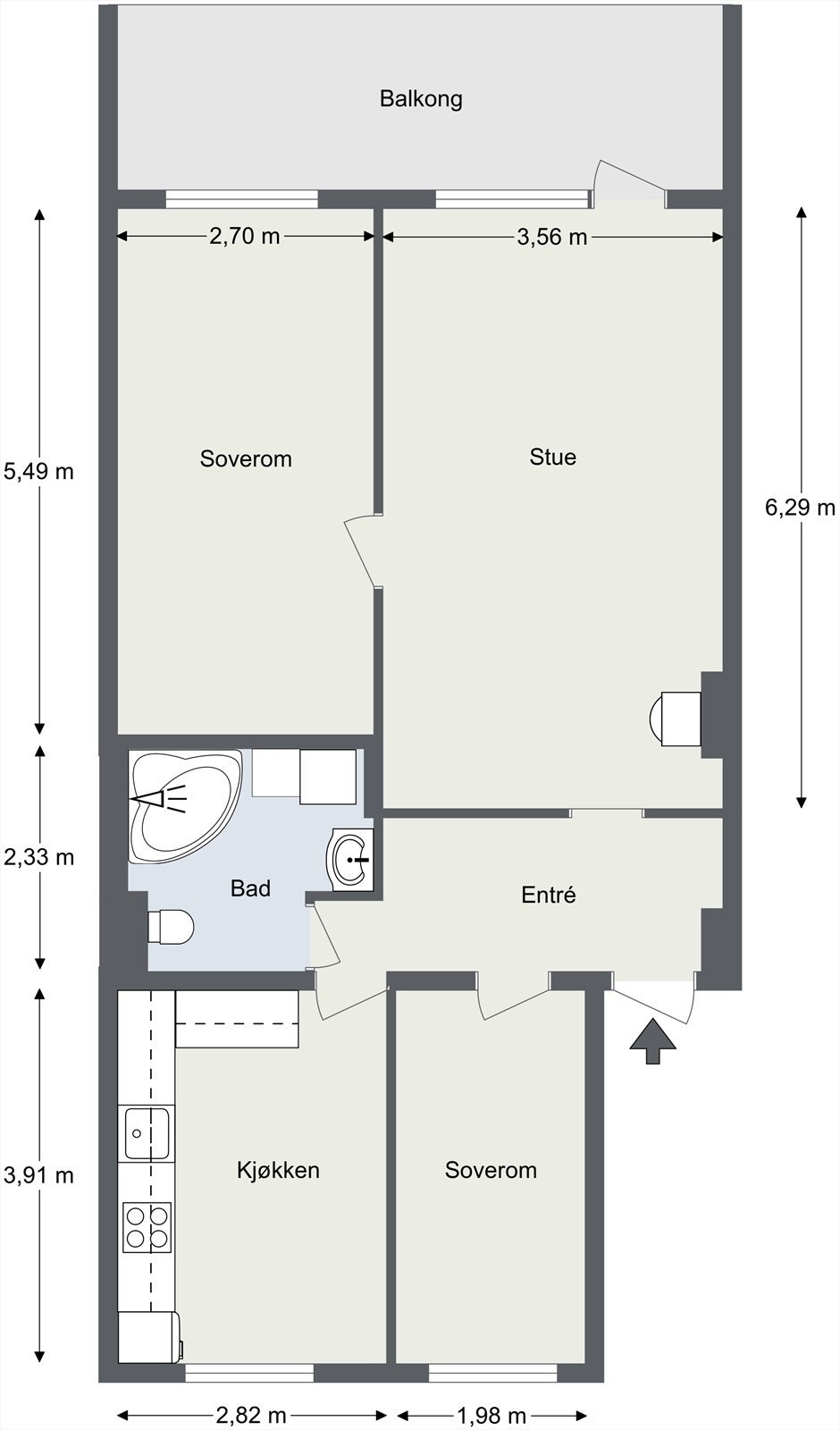 Plantegning. Galleribilde