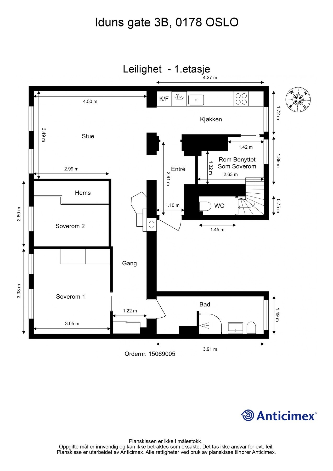 Plantegning. Galleribilde