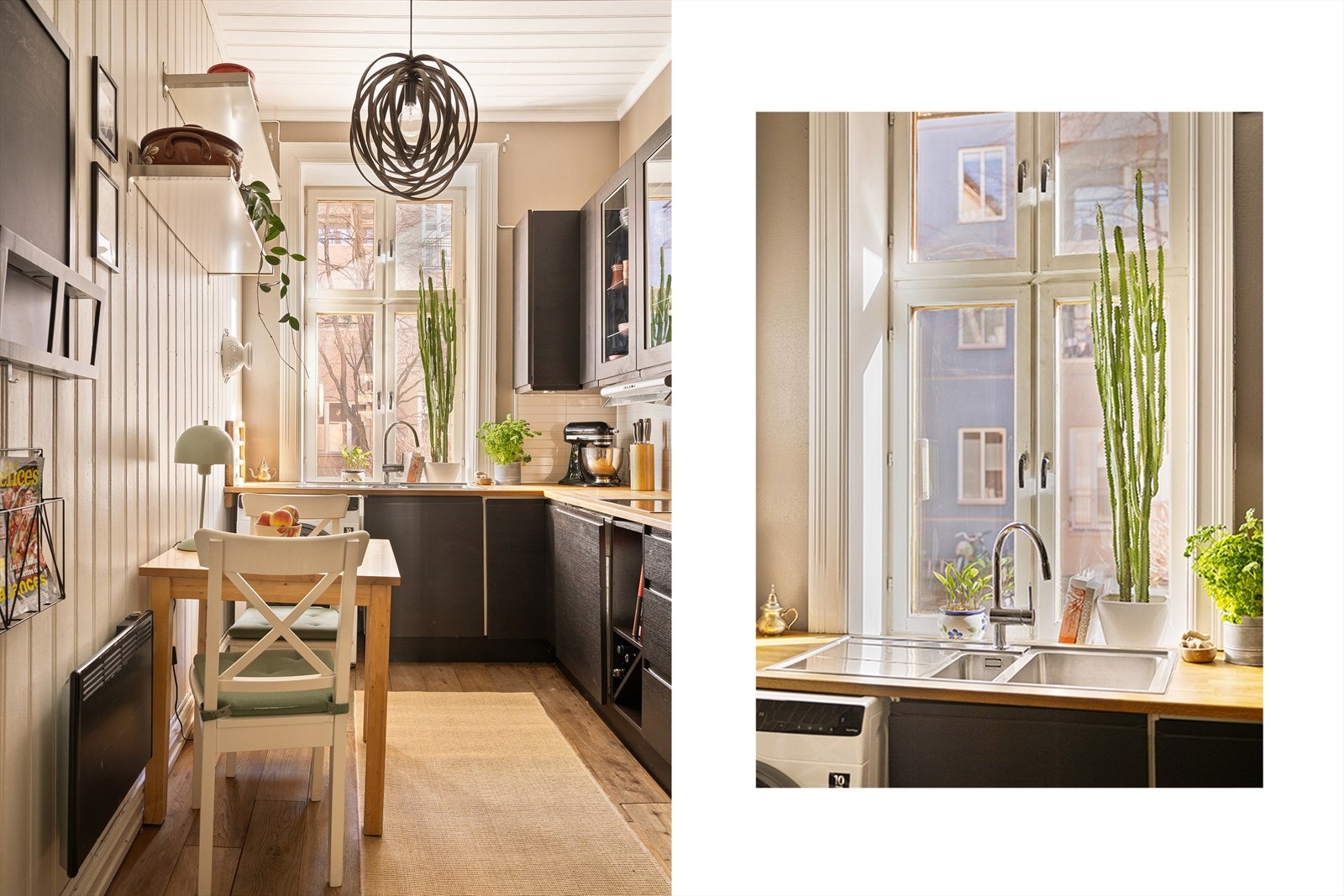 Lys og koselig 2-roms selveierleilighet beliggende sentralt, men tilbaketrukket på Grünerløkka med kjøkken mot rolig bakgård. Galleribilde