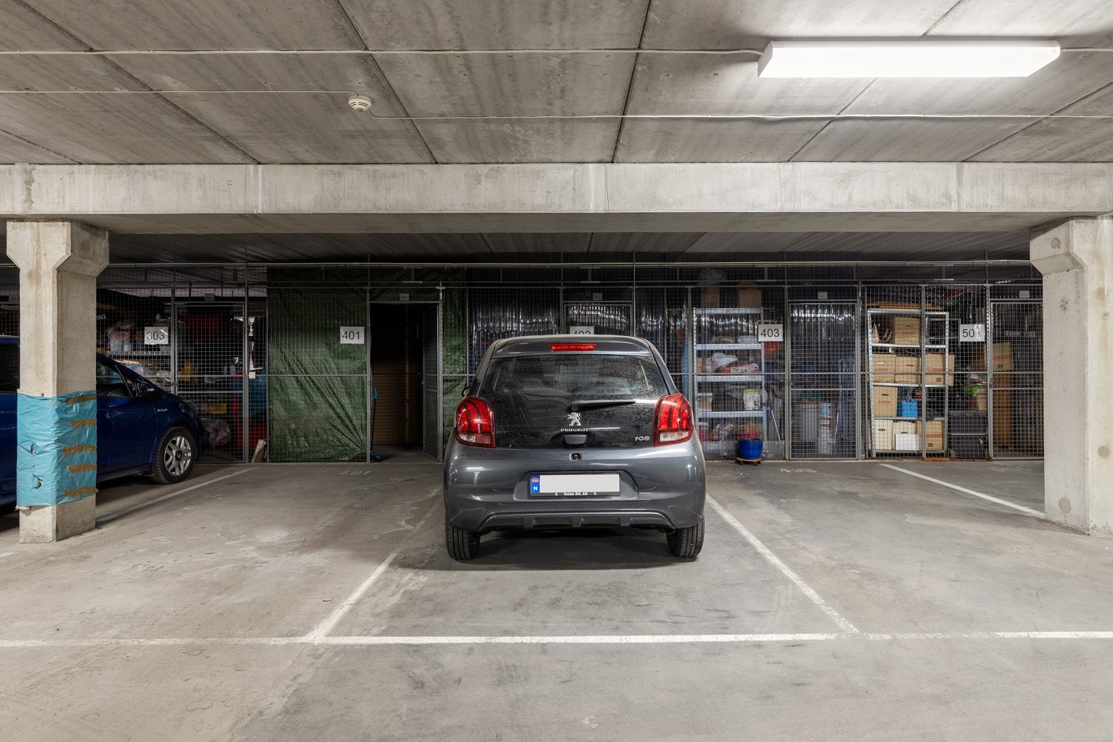 Fast garasjeplass i felles garasjeanlegg. Galleribilde