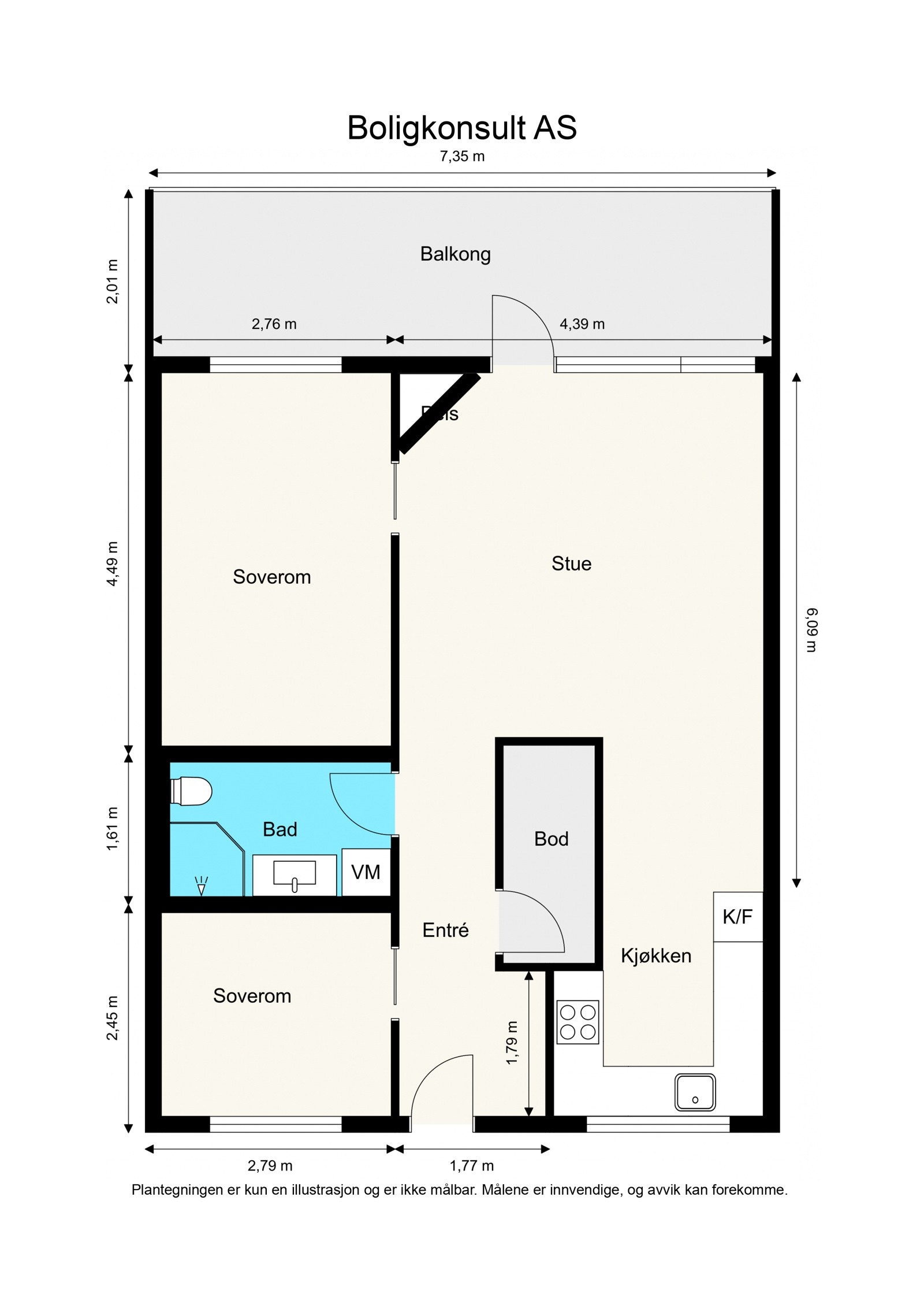 Plantegning. Galleribilde