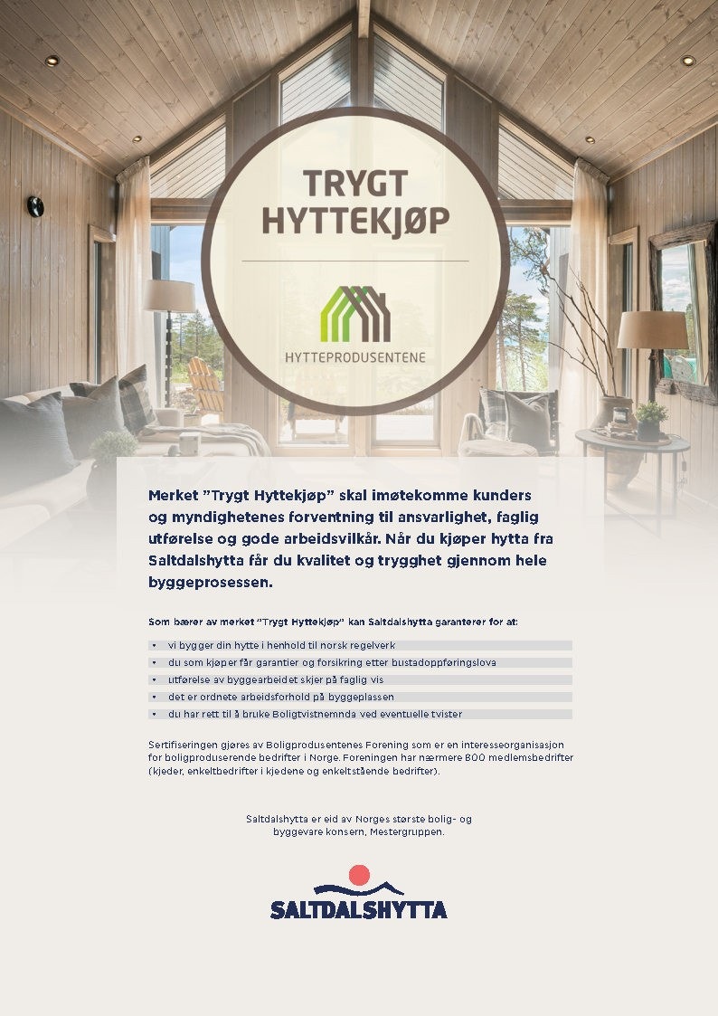 Saltdalshytta - et trygt valg Galleribilde