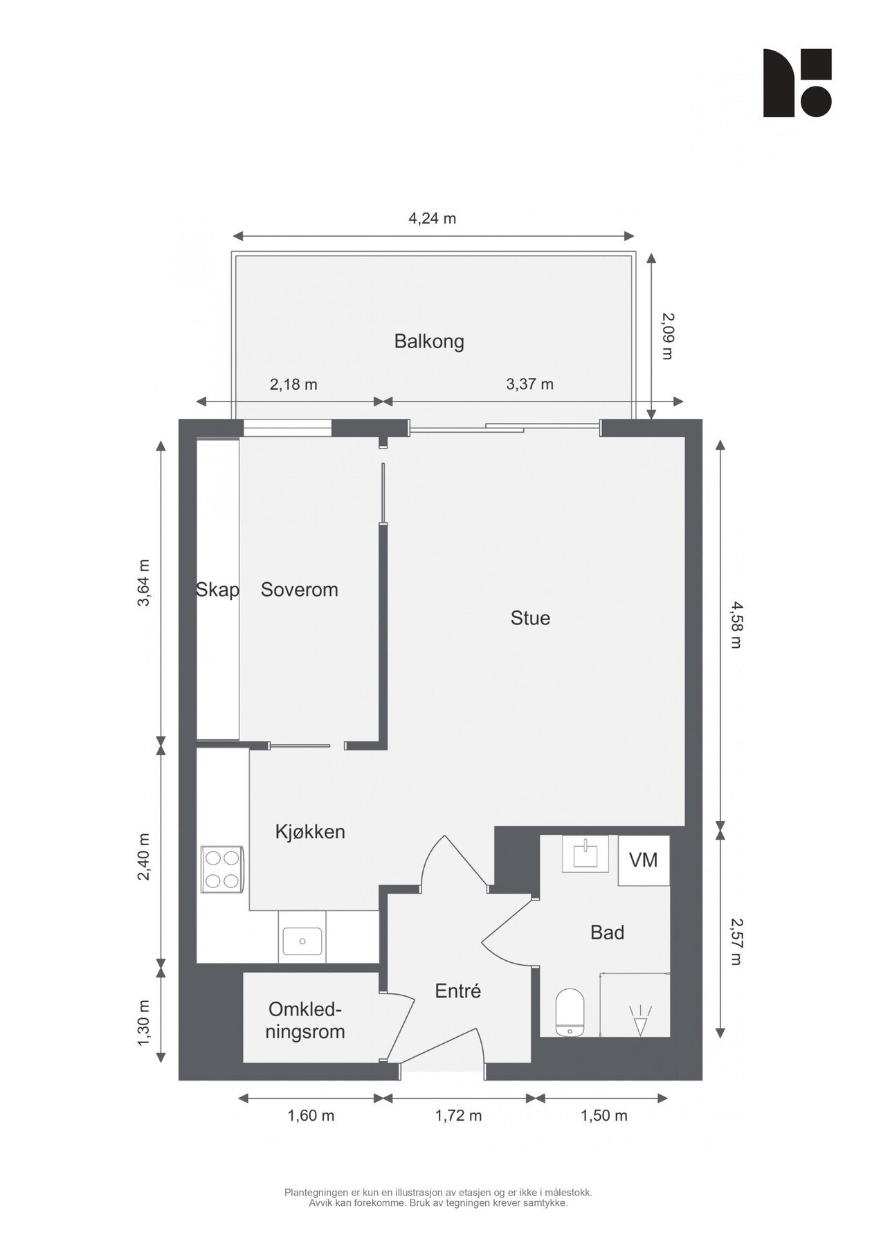 Plantegning. Galleribilde