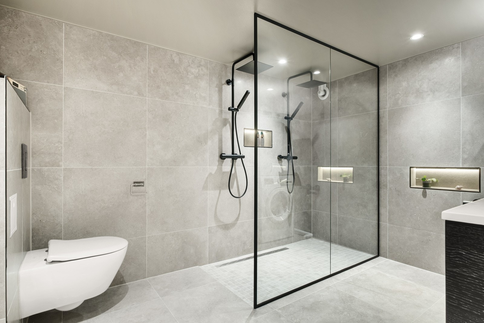 Få spafølelsen hjemme i dette romslige badet! Galleribilde