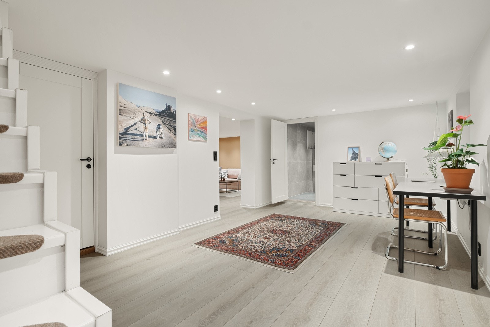 Det er lagt varmefolie i etasjen. Galleribilde