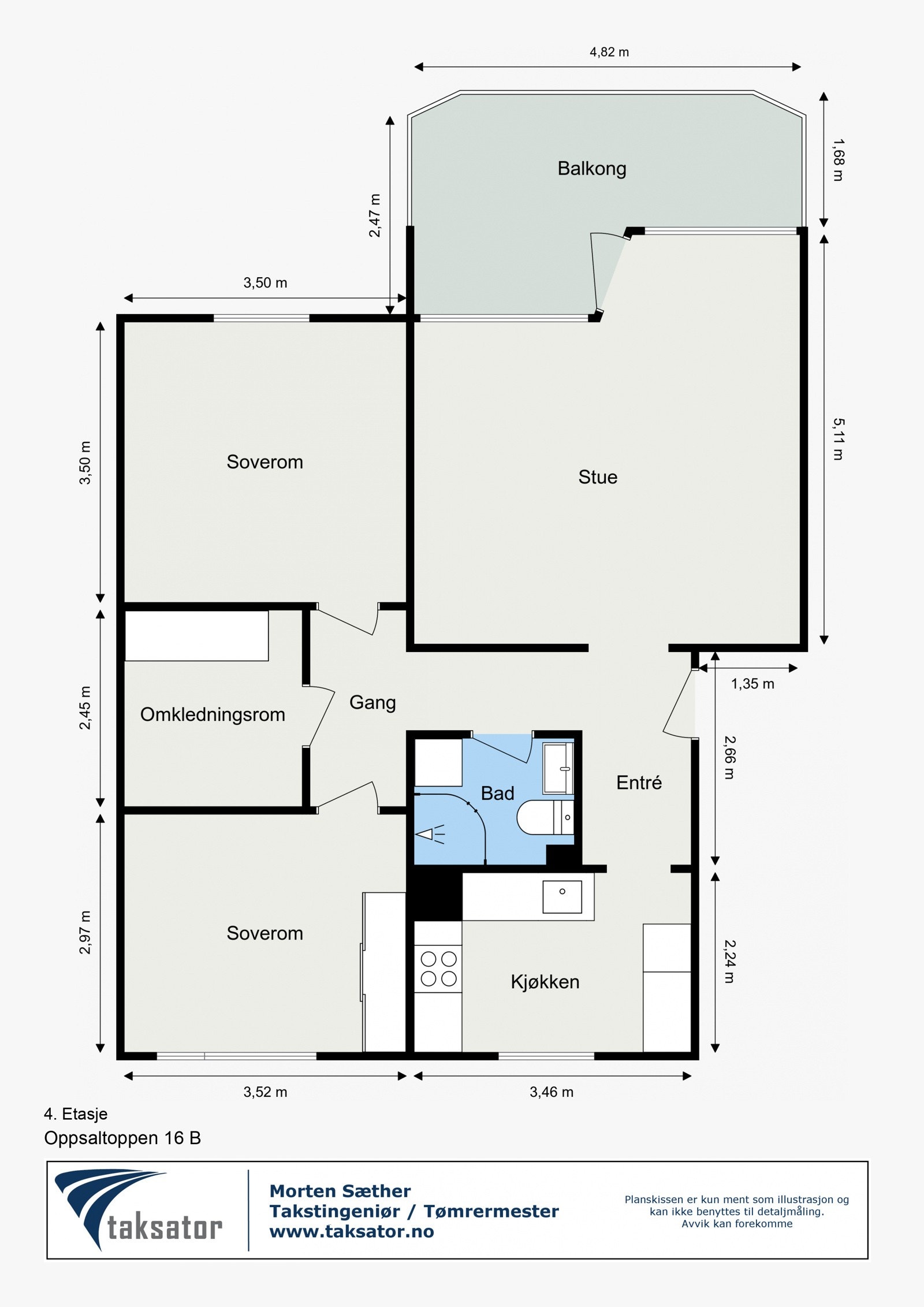 Plantegning Galleribilde