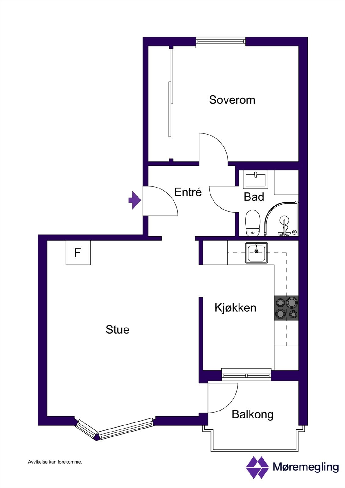 Plantegning 2D Galleribilde